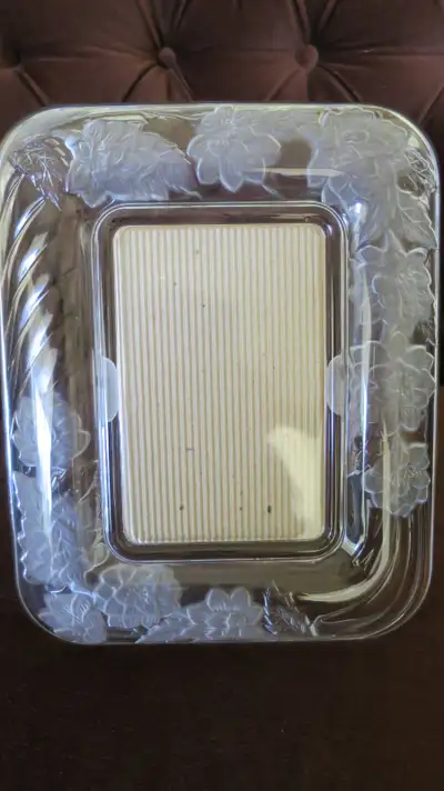 Crystal Clear Signatures Glass Picture Frame for a 4 X 6" photo, View more