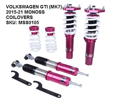 instock! VOLKSWAGEN GOLF R (MK7) 2015-21 MONOSS COILOVERS $1000 with 1 year warranty, 416/335/6214 j...