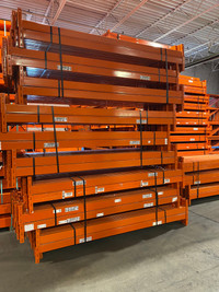Used Redirack Beams 8' x 4" - Warehouse pallet racking