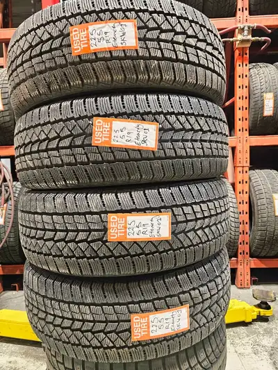 A set of 4 good used P225/55R19 Ethernitity SKW01 Winter install and balance $600 Loose purchase $12...