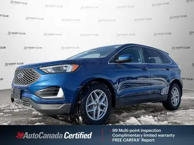Conquer Canadian roads with confidence in this striking 2023 Ford Edge SEL all-wheel drive, boasting...