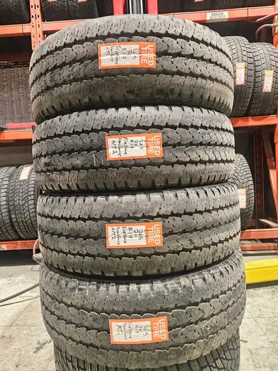A set of 4 good used LT 265/70R17 Firestone Transforce AT2 install and balance $600 Loose purchase $...