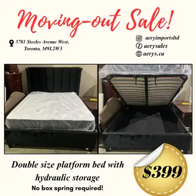 We’re moving out and it’s time to clear some space Select pieces are available now, and they won’t l...