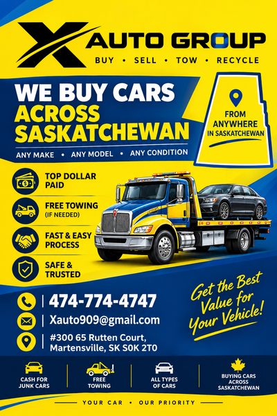 We Buy Scrap Cars Across Saskatchewan – Top Dollar Paid!, View more