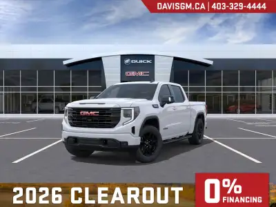 The 2026 GMC Sierra 1500 Elevation brings together bold styling, V8 muscle, advanced trailering tech...