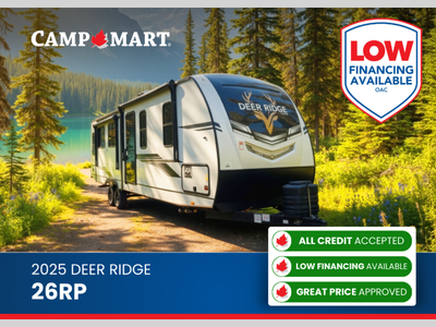 Deer Ridge 26RP travel trailer highlights: Ramp Door Sofa Slide Out Exterior Storage Doors 40in.in....