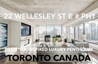 Stunning Luxury Penthouse For Sale in the Heart of Toronto