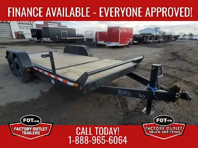 Welcome to Factory Outlet Trailers! NEW 7x17ft Gravity Split Tilt from Canada Trailers - 4ft Station...