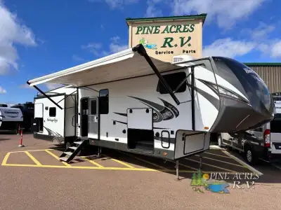 Forest River RV Wildwood Heritage Glen LTZ fifth wheel 370BL highlights: Bunkhouse with Loft 2 A/Cs...