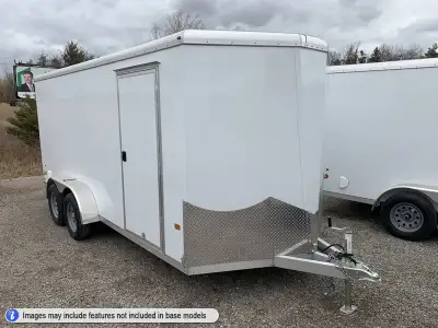 Neo All-Aluminum 7'x16' Enclosed Cargo Trailer - Loaded with standard features like 78.5in. Interior...