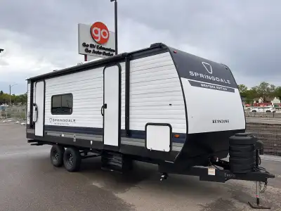 The 2027 Springdale 2120RKSWE is a thoughtfully designed travel trailer that packs comfort and conve...