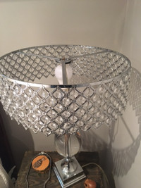 Lamp Shade - Beaded Crystal 16"