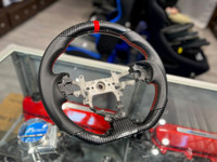 Buddy Club Carbon Look Steering Wheel - 2012-15 Honda Civic