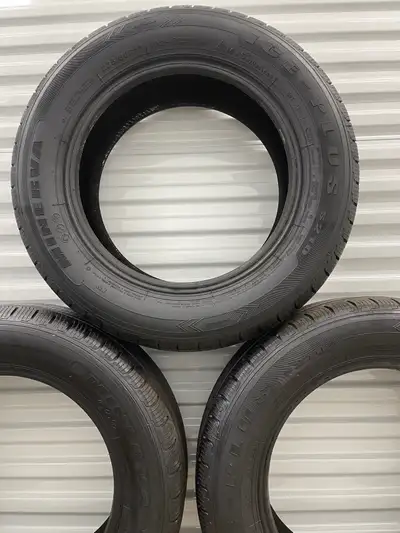 Triplets3: 235/60R17 102H Minerva IcePlus S210. FIRM $160: Three Used Winter Tires. FIRM Tires Tread...