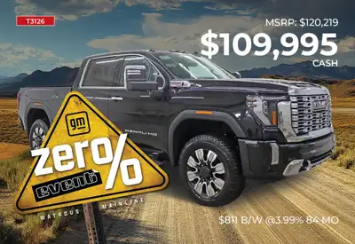 WAS: $120719 NOW: $109995Sierra 2500 Denali Crew CabPreferred Equipment Group|Conditioning Charge|De...