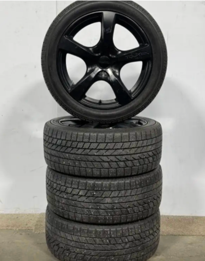 Toyo observe winter ice snow 245 45 18 tires on 5x112 Touren wheels fits All Mercedes E350 E450 E300...