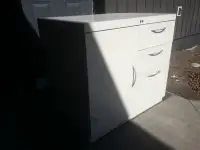 Small Steel Cabinet with 3 Drawers