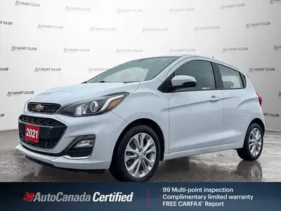 Navigating urban streets and tight parking spots becomes effortless with the 2021 Chevrolet Spark 1L...