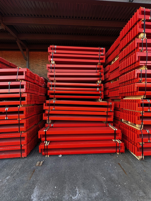 NEW AND USED PALLET RACKING BEAMS - VARIOUS SIZES - CALL NOW in Other Business & Industrial in Oakville / Halton Region