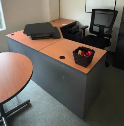 Teknion L-Shape Desk-Elements L-Shape Desk-Call now!, View more