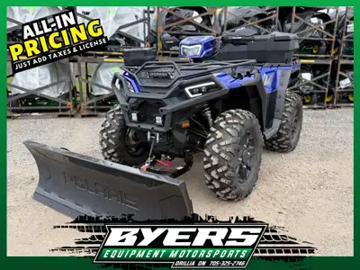 LOW KMS, ACCESSORIZED!! -- 280 miles -- Front Rear Bumpers -- Front Utility rack -- Portable fuel ca...