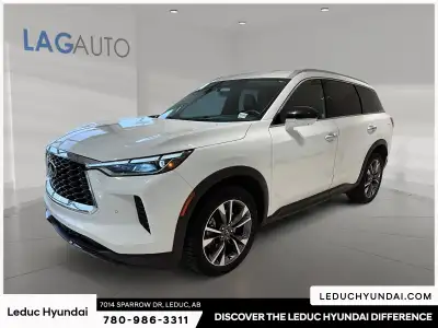 2024 INFINITI QX60 LUXE Experience the INFINITI QX60 LUXE with just 88283 km, finished in a sharp Ma...