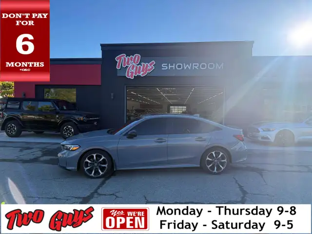 2026 Honda Civic Sport Touring Sunroof Leather Back Up Camera