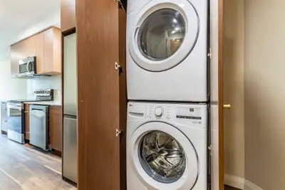 Each suite has been thoughtfully designed with: Custom Soft-Close Cupboards Customer Quartz Countert...