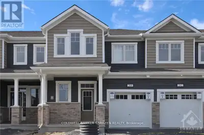 Newer two storey townhome in half moon bay (Barrhaven). This amazing 3bed, 2.5 bath townhouse with 9...