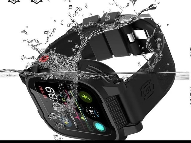 Waterproof Apple Watch 40mm Case,Shockproof Impact Resistant Rug in Jewellery & Watches in Gatineau - Image 4