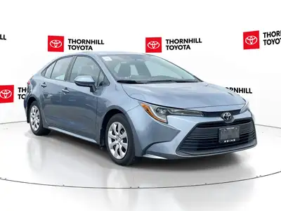 Thornhill Toyota Proudly Presents This Grey 2024 Toyota Corolla with LE CVT Package, Featuring an On...