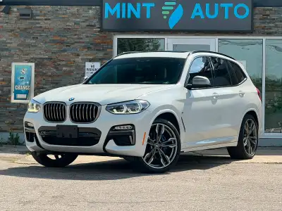 This 2018 BMW X3 M40i presents 119,898 km, remains factory-stock, and carries a clean Carfax report....