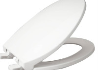 Elongated Toilet Seat Slow Close, Easy to Install and Clean, Dur