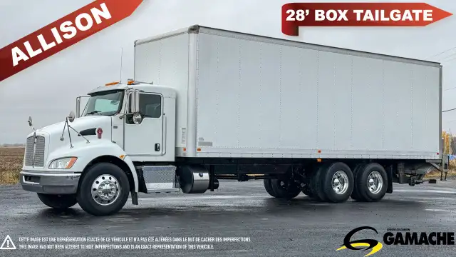 2018 KENWORTH T370 TRUCK DRY BOX VAN WITH TAILGATE in Heavy Trucks in Edmonton - Image 2