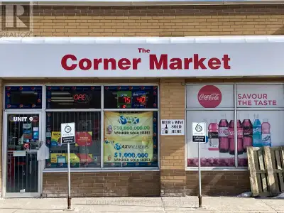 Turnkey business opportunity! THE CORNER MARKET in Wasaga Beach is For Sale. This "Lucky Store" has...
