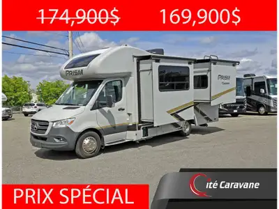 Coachmen Prism 24DS 2 extensions 2024 Mercedes Benz Sprinter 3.0L turbo diesel, comprend une dinette...