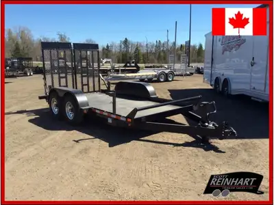 2026 Canada Trailers 80x14 7 Ton Scissor Lift Trailer 15,120LB GVWR, 2 7000LB Torsion Axles with Eas...