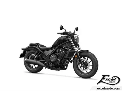 Excel Moto 2025 Honda REBEL 500 Honda REBEL 500 2025 HONDA REBEL 500 ABS 2025 NOIR Prix incluant les...