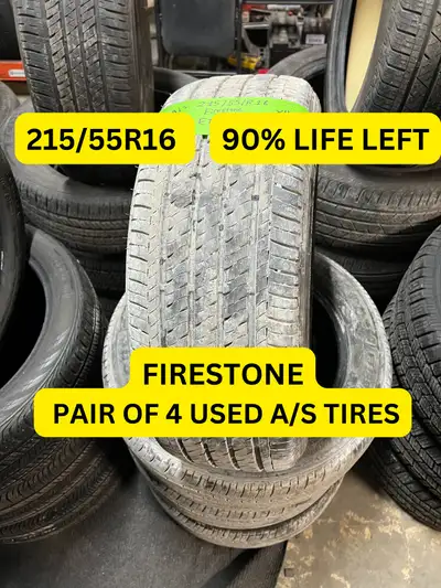 FREE INSTALLATION AND BALANCING ON NEW AND USED TIRES WITH A PURCHASE! NO DISPOSAL! NO OTHER HIDDEN...