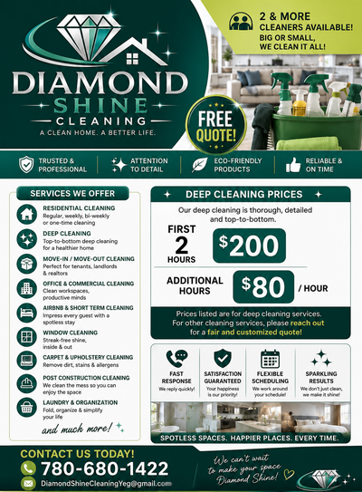 Fast & Affordable Home Cleaning in Edmonton, View more