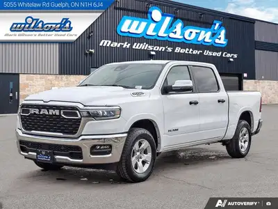 Look at this certified 2025 Ram 1500 Big Horn Crew 4X4 | 3.0L Hurricane Twin Turbo | Heated Wheel +...