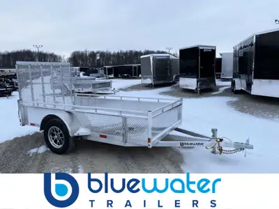 Canadian Mennonite Built Single Axle Aluminum Utility Trailer is $3,695.00 or $73.89/month! Ord: E18...