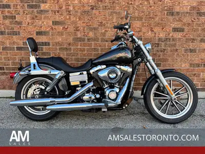 ONLY 8,700 KM on this super clean 2009 Dyna Low Rider, BRAND NEW tires, passenger backrest, 96ci, 6-...