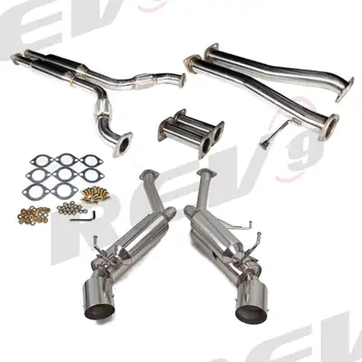 instock! Nissan 350Z / Infiniti G35 VQ35 Dual Cat-Back Exhaust, available oct 3,2025 1 set in stock...
