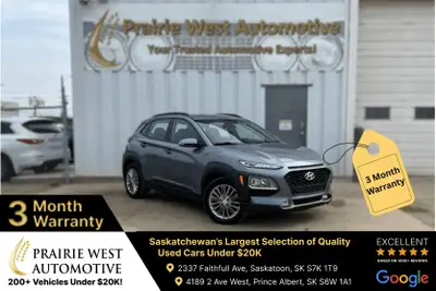 Welcome to Prairie West Automotive. 2018 Hyundai Kona SEL Call: (306) 380-8858 Text: (306) 380-6163...