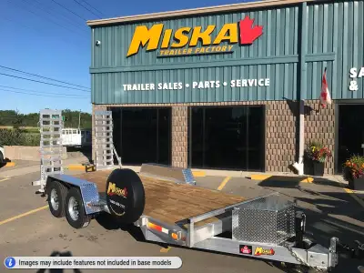 Miska 5 Ton Aluminum Low Bed Equipment Float Trailer - Canadian Made Starting at just $7,895.00 - Fi...