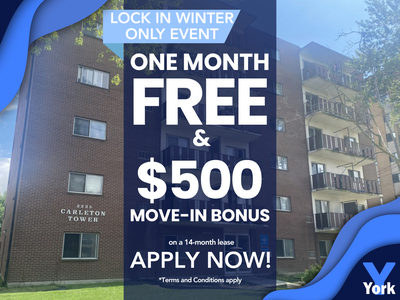 LOCK-IN WINTER ONLY EVENT LIMITED TIME OFFER - VALID UNTIL FEBRUARY 2026 ONLY! GET ONE MONTH RENT FR...