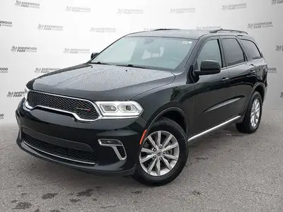 Equipped with comforting heated front seats and a heated steering wheel, this 2021 Dodge Durango SXT...