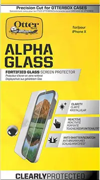 Otterbox Alpha Glass screen protector for iphone X/iphone Xs