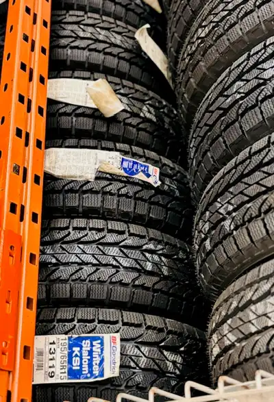 195/65/15 BFG Winter Slalom Snow Tires $399 set of 4 on sale now! Qty's and pricing subject to chang...